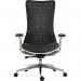 Teknik Office Quantum White Executive Chair Breathable Mesh Backrest Multi-Adjustable Padded Armrests 6966WHI