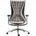 Teknik Office Quantum White Executive Chair Breathable Mesh Backrest Multi-Adjustable Padded Armrests 6966WHI