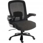 Teknik Office Hercules Heavy Duty Executive chair with mesh backrest flip up arms and rated to 35 stone