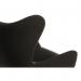 Teknik Office Fjord Nest chair in Carbon with high curving back Mainline Plus fabric 6986
