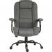 Teknik Office Goliath Duo Heavy Duty Grey Fabric Executive Office Chair with matching padded armrests and generous seat measurements 6989