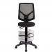 Teknik Office Vanguard Twin Lever Mesh Back Executive Task Operator Office Chair Height Adjustable Height Drafting Kit Black 6998/1164