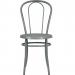 Teknik Office Urban Bistro Chair in Dove Grey, available in singles or 4 pack with stylish painted metal frame and dove grey coloured seat 7000DOVE