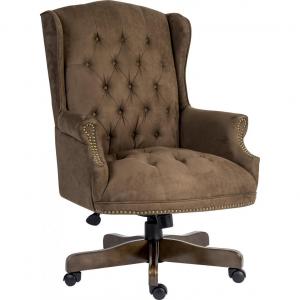 Teknik Office Chairman Executive Suede Effect traditional button