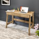 Teknik Office Ithaca Desk in Riviera Oak effect and stationery drawer 7700003