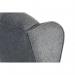 Teknik Office Chairman Guest Grey Fabric traditional button tufted luxury guest chair 7800