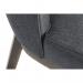 Teknik Office Haven Accent visitor chair in sleek textured grey fabric and driftwood effect legs 7900