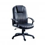 Teknik Office City Leather Faced Executive Office Chair With Durable Nylon Armrests and Matching Five Star Base 8099