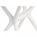 Teknik Office Skandi Multi Purpose Round Table in White with wipe clean top, beech legs and easy self assembly 8400
