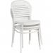 Teknik Office Skandi Caf Chair in white, wipe clean finish, no assembly required and perfect for breakout and canteens and boxed in 2s 8500