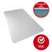 Teknik Office PVC Chair Mat for Carpets, gripper backed, lightly embossed top surface 900x1200mm 8800001