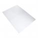 This picture features a Teknik Office PVC Chair Mat for Carpets, with a gripper backing to keep it in place. The top surface is lightly embossed and measures 900x1200mm. The mat is designed to protect carpets and floors from damage caused by rolling chairs.