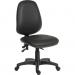 Teknik Office Practica Black Pu Wipe Clean Operator Chair with Durable Nylon Base Accepts Optional Arm Rests 9400