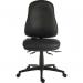 Teknik Office Ergo Comfort AIR Black PU High Back Executive Operator Chair with Pump Up Lumbar Suppport Comfort Arm Rests Optional 9500AIR-PU