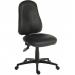 Teknik Office Ergo Comfort Black PU High Back Executive Operator Chair Certified for 24Hr Use Comfort Arm Rests Optional 9500-PU