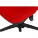 Teknik Office Ergo Comfort Spectrum Fabric in Red with high back executive operator chair