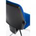 Teknik Office Ergo Plus Blue Fabric 24 Hour Operator Chair Standard Black Nylon Base Rated up to 24 Stone Optional Arm Rests 9600BL/R510