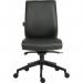 Teknik Office Ergo Plus Black Leather Look 24 Hr Operator Chair Black Ultra Pyramid Base Rated up to 24 Stone Optional Arm Rests 9600PUBLK/R520