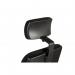 Teknik Office Ergo Plus Black Fabric 24 Hour Chair Headrest Standard Black Nylon Base Rated up to 24 Stone Optional Arm Rests 9700BLK/R510