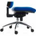 Teknik Office Ergo Plus Blue Fabric 24 Hour Chair Headrest Standard Black Nylon Base Rated up to 24 Stone Optional Arm Rests 9700BLU/R510