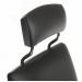 Teknik Office Ergo Plus Black Leather Look 24 Hour Chair Headrest Standard Black Nylon Base Rated up to 24 Stone Optional Arm Rests 9700PUBLK/R510