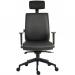 Teknik Office Ergo Plus Black Leather Look 24 Hour Chair With Headrest Black Ultra Pyramid Base Rated up to 24 stone Accepts Optional Arm Rests 9700PUBLK/R520