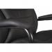 Teknik Office Goliath Heavy Duty Black Bonded Leather Faced Executive Office Chair Matching Padded Armrests B991