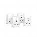 TP-Link Tapo P100 Mini Smart Wi-Fi Plug White (Pack of 4) Tapo P100-4-pack TP05295