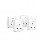 TP Link TP-Link Tapo P100 Mini Smart Wi-Fi Plug White (Pack of 4) Tapo P100-4-pack TP05295
