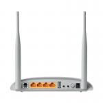 TP-Link 300Mbps Wireless N USB VDSL/ADSL Modem Router White TD-W9970 TP09254