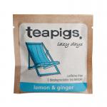 Teapigs Lemon and Ginger Envelope (Pack of 50) FOTEA004 TPG75323
