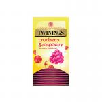 Twinings Cranberry and Raspberry Tea Bags (Pack of 20) F14381 TQ24853