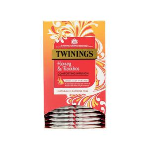 Image of Twinings HoneyFigRooibos Mesh Tea Bags Pyramid Enveloped Pack of 15