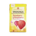 Twinings Strawberry Raspberry Tea Bags (Pack of 20) F17457 TQ55585