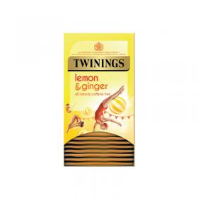 Twinings Lemon and Ginger Fruit Infusion Tea Bags (Pack of 20) F09613 TQ82482