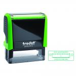 Trodat Printy 4912 Teachers Stamper Self Assessment - for the pupils to self assess their work, Imprint Area 45 x 17 mm - Green Ink