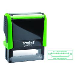 Cheap Stationery Supply of Trodat Printy 4912 Teachers Stamper Self Assessment - for the pupils to self assess their work, Imprint Area 45 x 17 mm - Green Ink Office Statationery