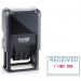 Trodat EcoPrinty Dater 4750L1 Self-inking Stamp (39 x 23mm) - This stamp prints the word RECEIVED in red and blue ink, perfect for office use. 139923