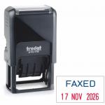 Trodat Printy 4750/L9 Self Inking Faxed Date Stamp Red/Blue (41 x 24 mm)