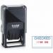 Trodat Printy Dater 4750L Self-inking Stamp (39 x 23mm) - This stamp carefully prints the word CHECKED in red and blue ink, perfect for office use. 141386