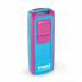 Trodat Pocket Printy 9512 - 47 x 18 mm - Turquoise - Fuchsia Pink 160393