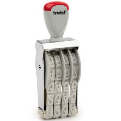 Cheap Stationery Supply of Trodat Classic Line 1544 Numberer - This stamp features 4 adjustable bands each with a character size of 4mm perfect for use at a large event. Office Statationery