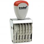Trodat Classic Line 1556 Numberer - This stamp features 6 adjustable bands each with a character size of 5mm perfect for use at a large event.