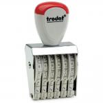 Trodat Classic Line 15126 Numberer - This stamp features 6 adjustable bands each with a character size of 12mm perfect for use at a large event.