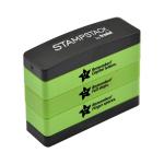 Trodat 3-in-1 Teachers' Stampstack - (Remember 1) - This stack features 3 popular classroom phrases making it a great educational tool.