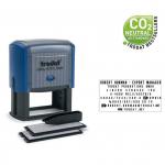 Trodat Printy Typo 4926  D.I.Y Self-inking Rubber Stamp - This stamp creates up to 8 lines of customised text, great for professional use.