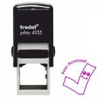 Trodat Classmates Education Stamp - Perfect for in the classroom, this self-inking stamp features the phrase 'PEER ASSESSED' and the image of a tick. 
