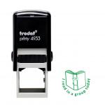 Trodat Teachers Stamp -I read in a group today - Green