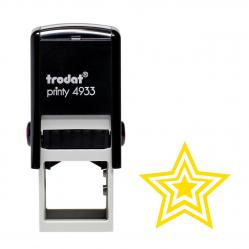 Cheap Stationery Supply of Trodat Teachers Stamp - Gold triple star Office Statationery