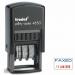 Trodat Printy 4850L9 Self Inking Faxed Date Stamp RedBlue 76652